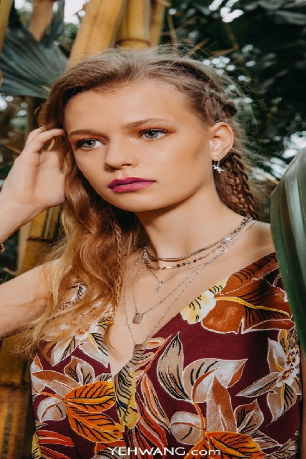 boucles d'couleur oreilles bling dino argent plaqué couleur or h5Image2